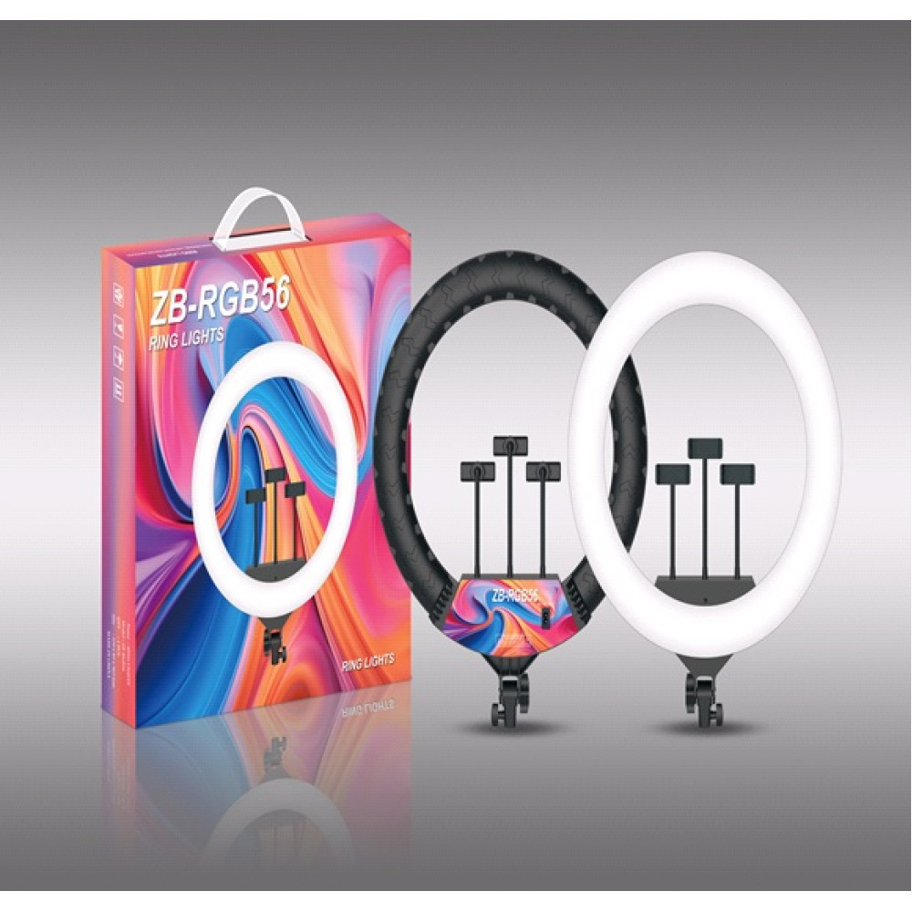 Лампа Кільцева RGB LED (56 cm) ZB-56 COLOR BOX