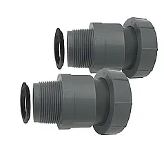 Набір: Адаптер з кільцями теплового насоса Altek 22995, для адаптування до шлангів, 2 шт.