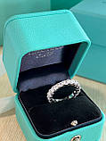 Кільце Тіффані циркони срібло 925, фото 3