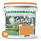 Кольорова Фасадна Силіконова Фарба «Силіконфасад» SkyLine 2050-Y40R (C) Шеллі 1л, фото 2