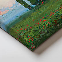 Картина на полотні "Труш Іван, Пейзаж з кіпарисами (1900)", 48×60см, фото 4