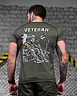 T-shirt veteran olive DL7241, фото 5
