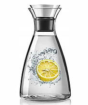 Графин Kamille з кришкою 1000 мл h22 см скло (9031 K)