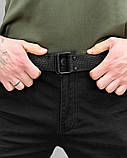 Чорні польовийні штани карго PASIFIK з поясом анатомічний крій ДЛ7254 ТМ, фото 6