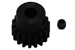Піньйон сталевий RCTurn M0.8 32 Pitch під вал 5мм (18T)