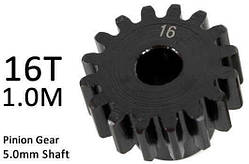 Team Magic M1.0 Pinion Gear for 5mm Shaft 16T