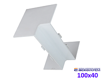 Кут внутрішній 100x40 мм для короба