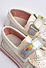 Мокасини дитячі для дівчинки білого кольору 202331P, фото 4