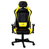 Крісло для геймерів 1stPlayer FK2 Black-Yellow чорний з жовтим DS, фото 7