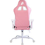 Крісло для геймерів 1stPlayer S02 Pink-White Білий DS, фото 3