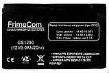 Акумуляторна батарея FrimeCom 12 V 9 AH (GS1290) AGM Чорний DS, фото 3
