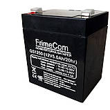 Акумуляторна батарея FrimeCom 12 V 5 AH (GS1250) AGM Чорний DS, фото 3