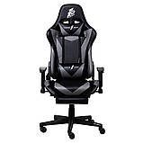 Крісло для геймерів 1stPlayer FK3 Black-Gray ( чорний із сірим ) DS, фото 8