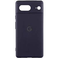 Чохол Silicone Cover Lakshmi Full Camera (AAA) with Logo для Google Pixel 8 Сірий / Dark Gray