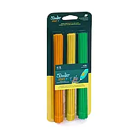 3Doodler Start+ Нитка 2,5 мм - 75 штук - Мандариновий/Лимонна цедра/Весняно-зелений