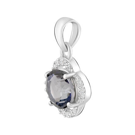 Срібна підвіска SilverBreeze з містик топазом 2.05ct (2117032), фото 3