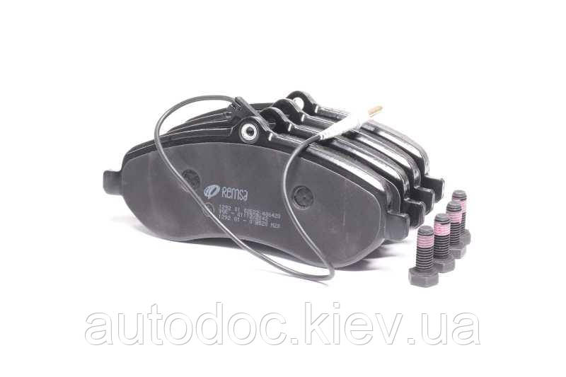 Колодка гальм. диск. FIAT SCUDO 2.0D 07-, PEUGEOT EXPERT 07-, CITROEN JUMPY 07 - передн. (вир-во REM, арт.1292.01, фото 1