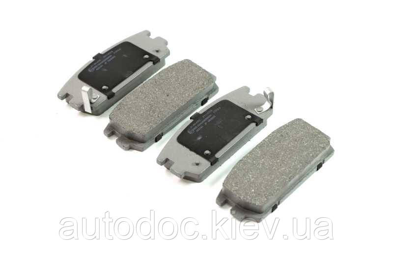 Колодки гальмівні задні дискові HYUNDAI i30 (вир-во ASHIKA), арт.51-0H-H03, фото 1