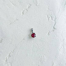 Срібна підвіска SilverBreeze з рубіном 0.963ct (2140320), фото 6