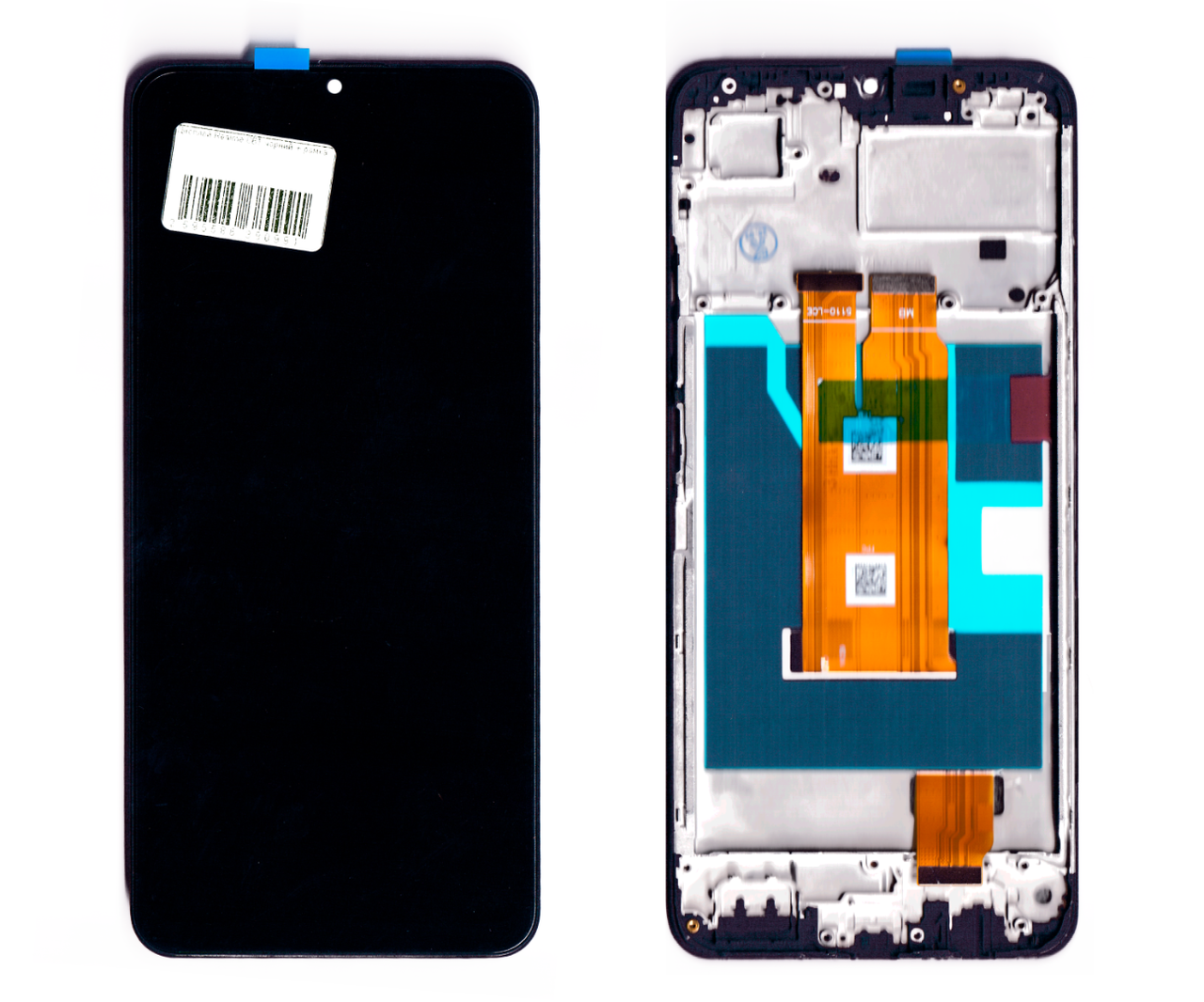 Дисплей Realme C61 чорний + рамка, фото 1