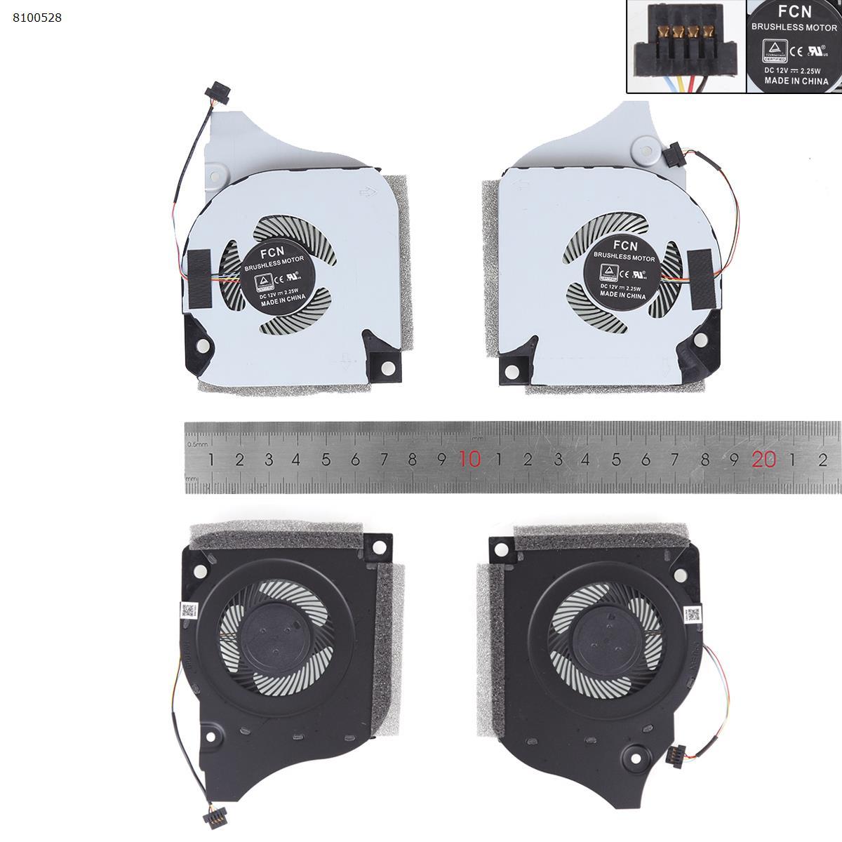 Вентилятори для Dell Inspiron G7-7590 G7-7790 G5-5590 P82F, (DC 12V CPU+GPU, 1323-01AN000, 1323-01AP000,, фото 1