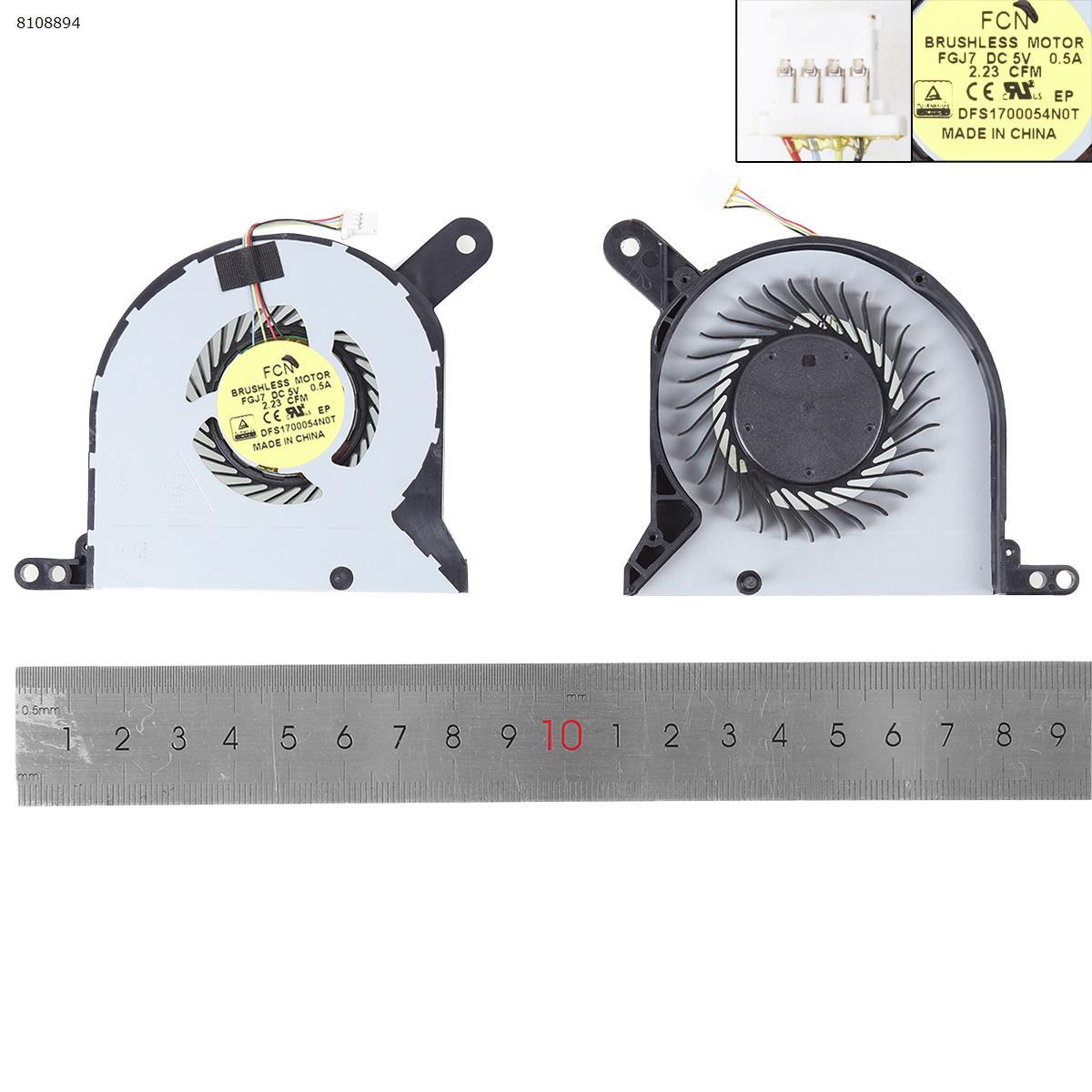 Вентилятор кулер для Dell Alienware M13X R1 R2, (GPU fan, FGJ7 DFS1700054N0T, Original), фото 1