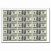 Долари гроші 1 вафельна картинка