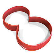 Цифра 8 вирубка для пряників 9*6 см (3D)