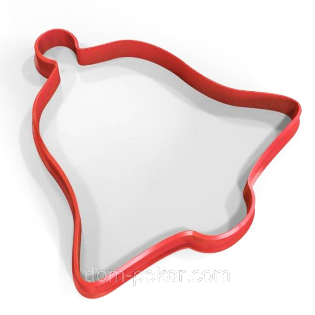Вирубка для пряників Дзвіночок — 10х10 см (3D)