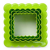 Вирубки для печива двостронні Квадрат рифлений