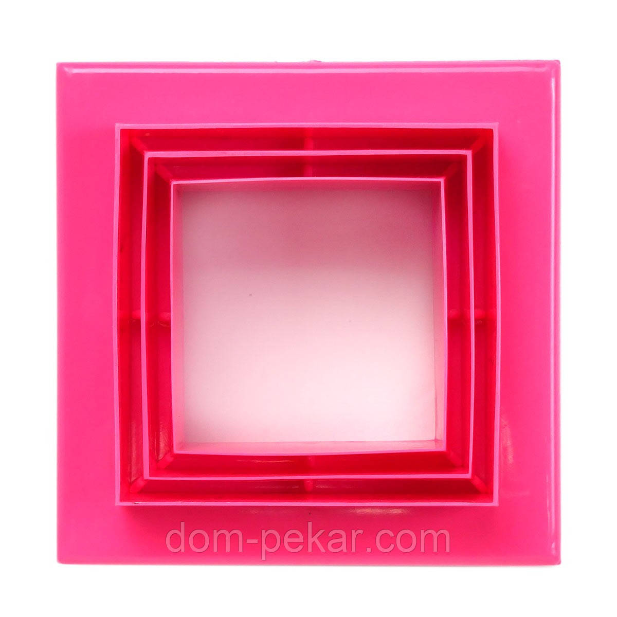 Вирубки для печива двостронні Квадрат рівний