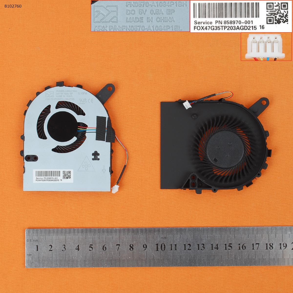 Вентилятор для Dell Inspiron 14 7460 14-7460, (FN0570-A1084P1BH, FN0570-A1084P1FL, FN0570-A1084P1EL, Аналог), фото 1