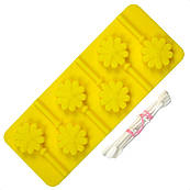 Форма для цукерок на паличці Ромашки 6 шт