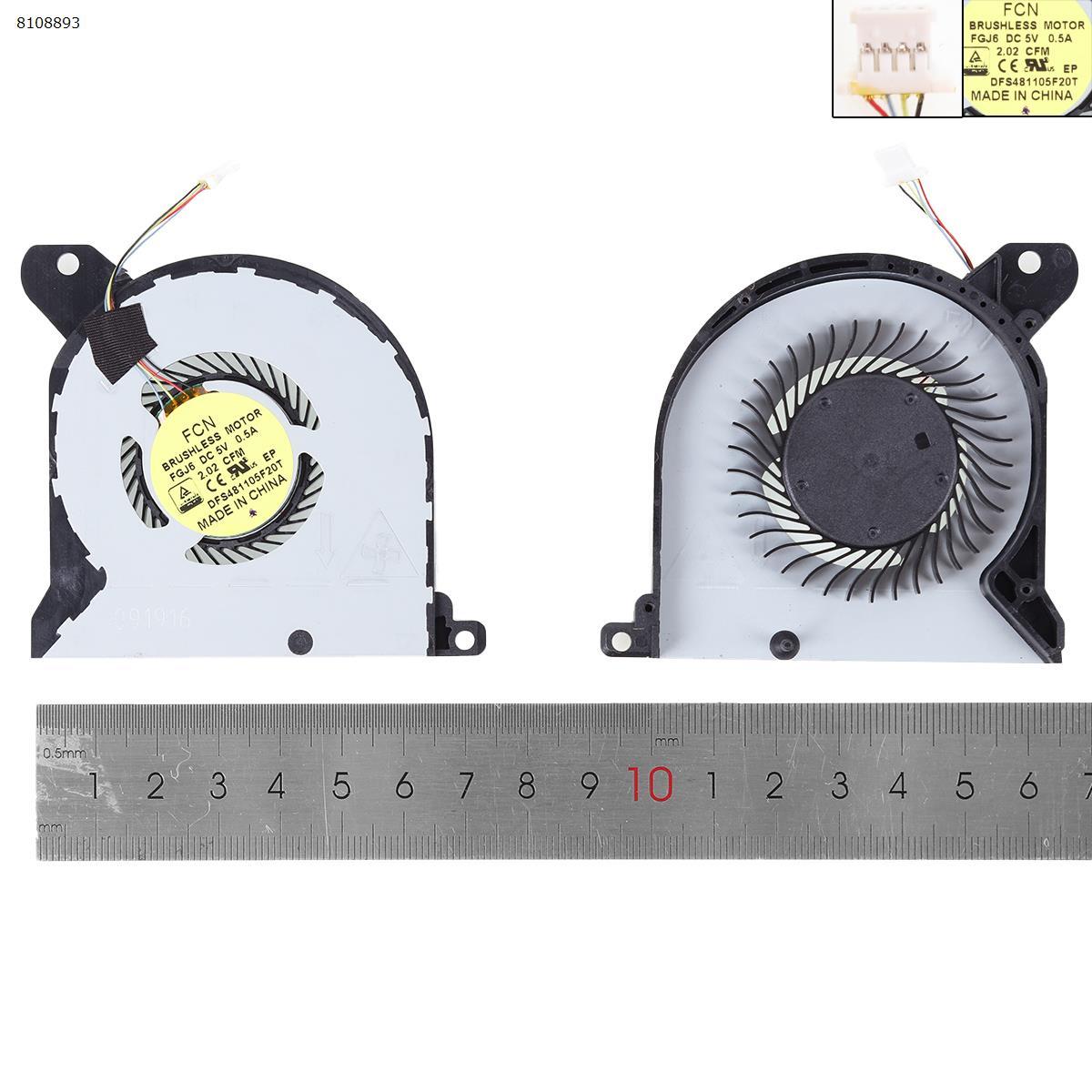 Вентилятор кулер для Dell Alienware M13X R1 R2, (CPU fan, FGJ6 DFS481105F20T, Original), фото 1