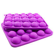 Форма силіконова для випікання Кейк-попсів 20 шт