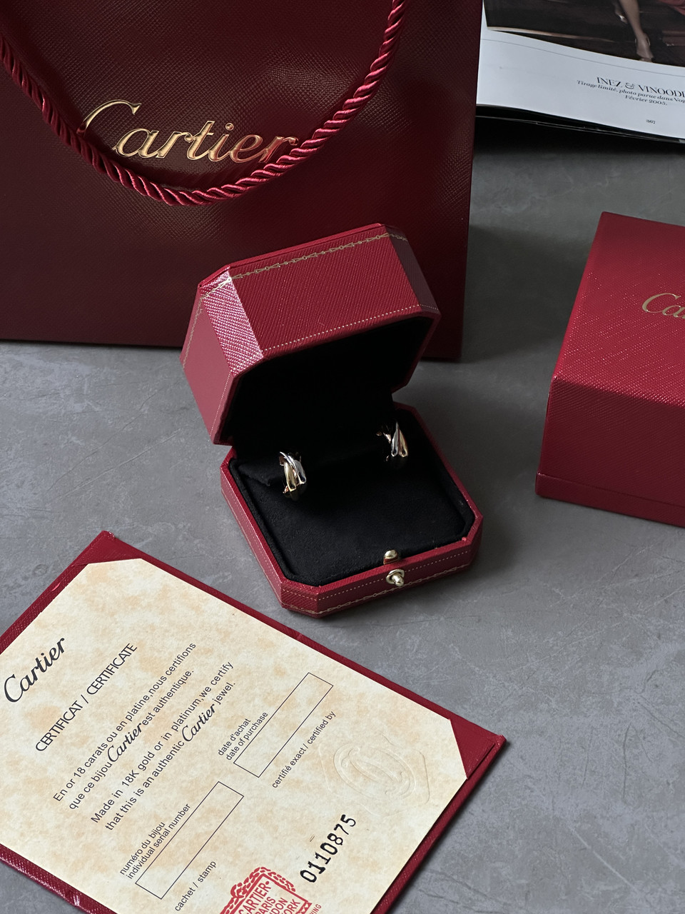 👑 Cartier Trinity Earrings Classic one size