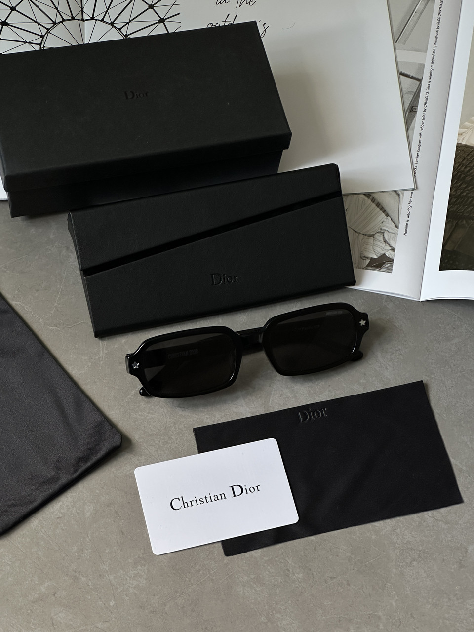 Жіночі брендові окуляри Christian Dior Black/Black Dior Pacific S3F 54/22/145 54/22/145 люкс якість