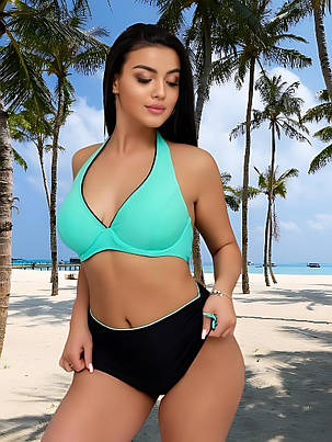 Купальник Samegame 509 Джулия мятный(В НАЛИЧИИ ТОЛЬКО 44 46 48 50 52 УКР р-ры), фото 2