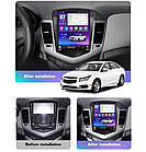 Штатна магнітола Mekede TS6 Chevrolet Cruze J300 Tesla screen Tesla style Android, фото 2
