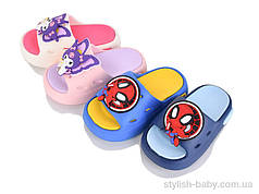 Дитяча колекція літнього взуття гуртом.  Дитячі шльопанці 2025 постачальника Sanlin оптом (рр. с 18 по 23)