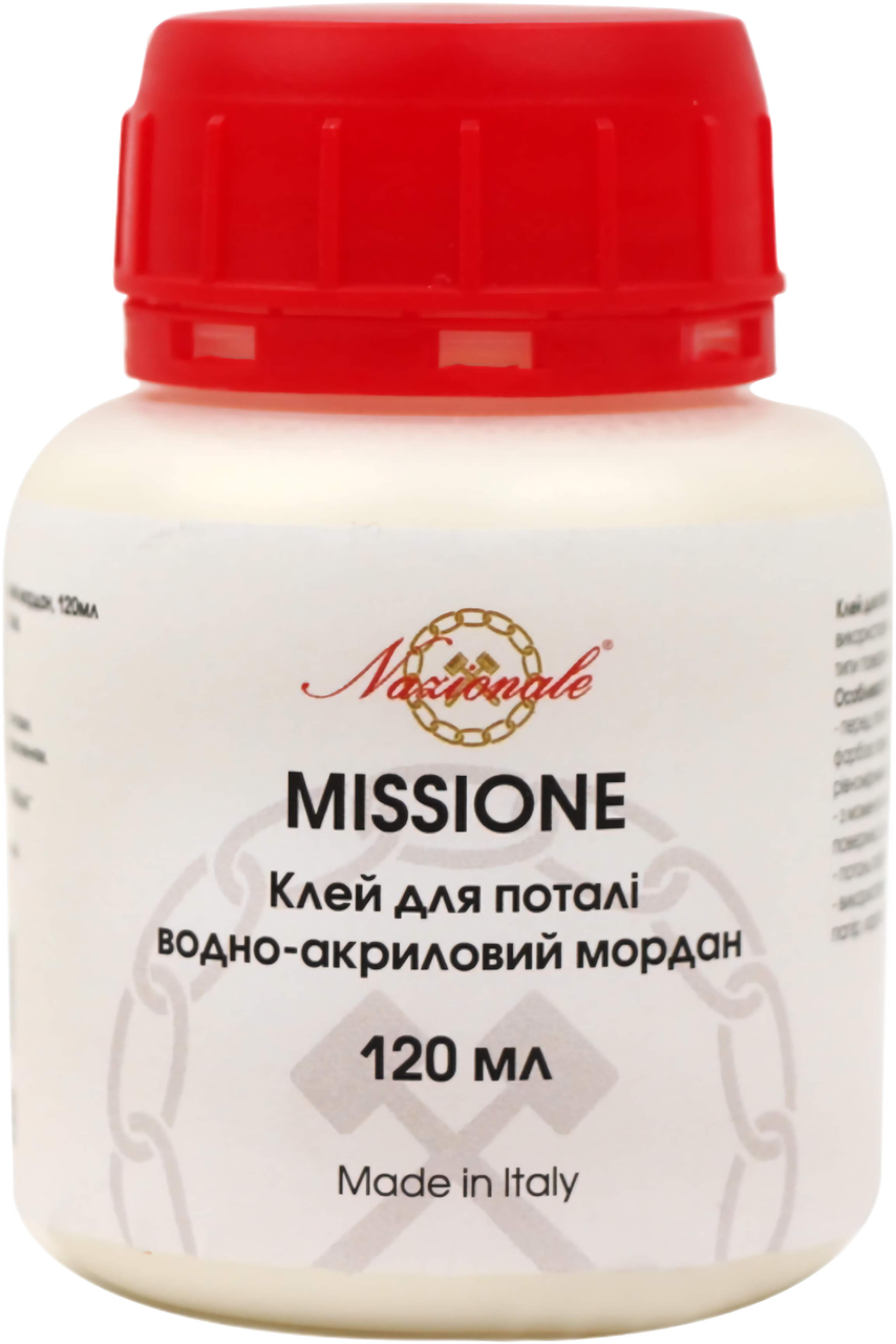 Клей (мікстіон) для поталі, водно-акриловий мордан (120мл) Nazionale 9700000