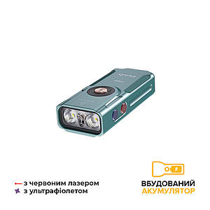 Ліхтар наключний Fenix E06R Бірюзовий