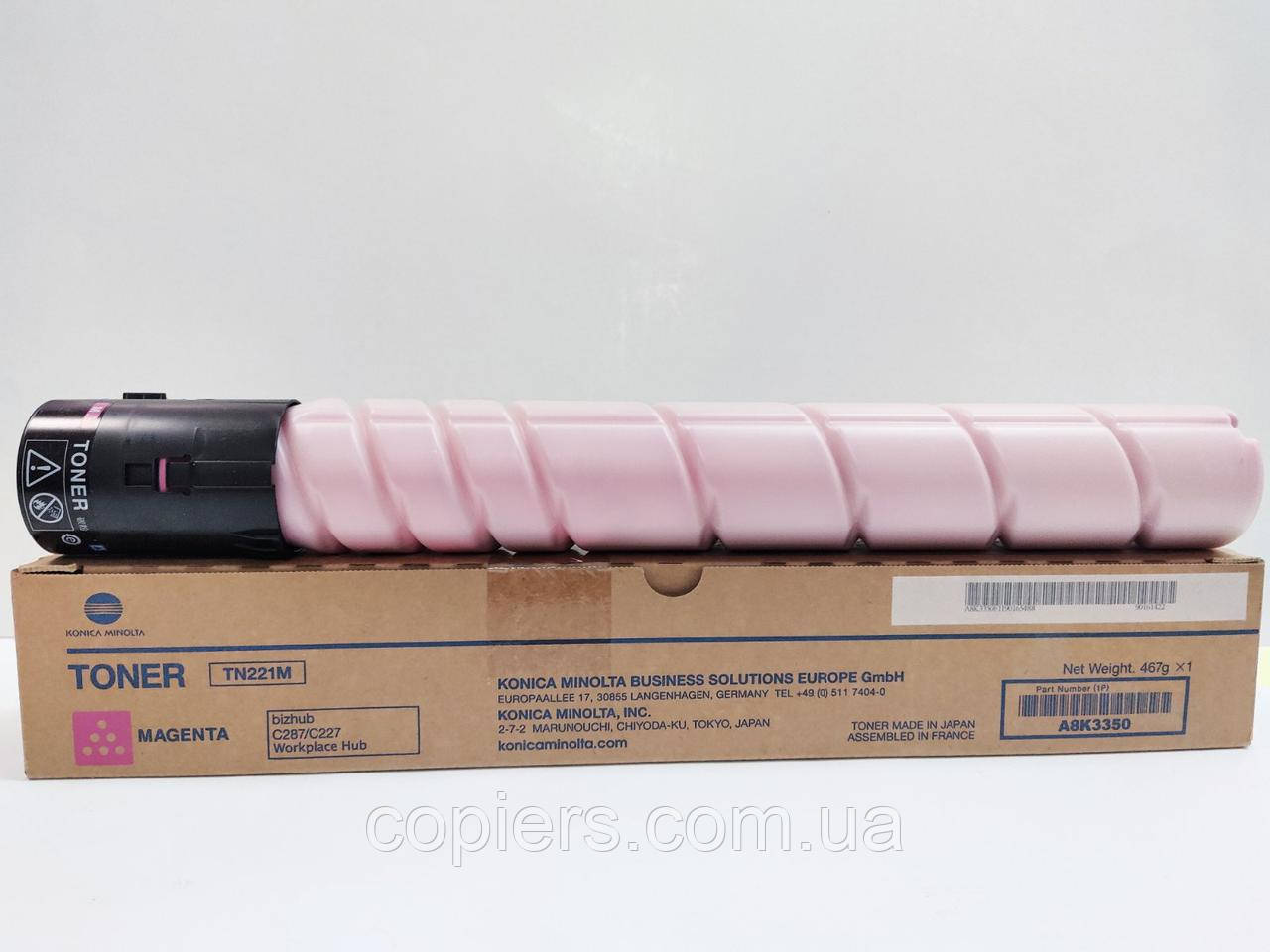 TN-221 M тонер картридж Konica Minolta Bizhub  c227/ c287 оригинал, tn221m