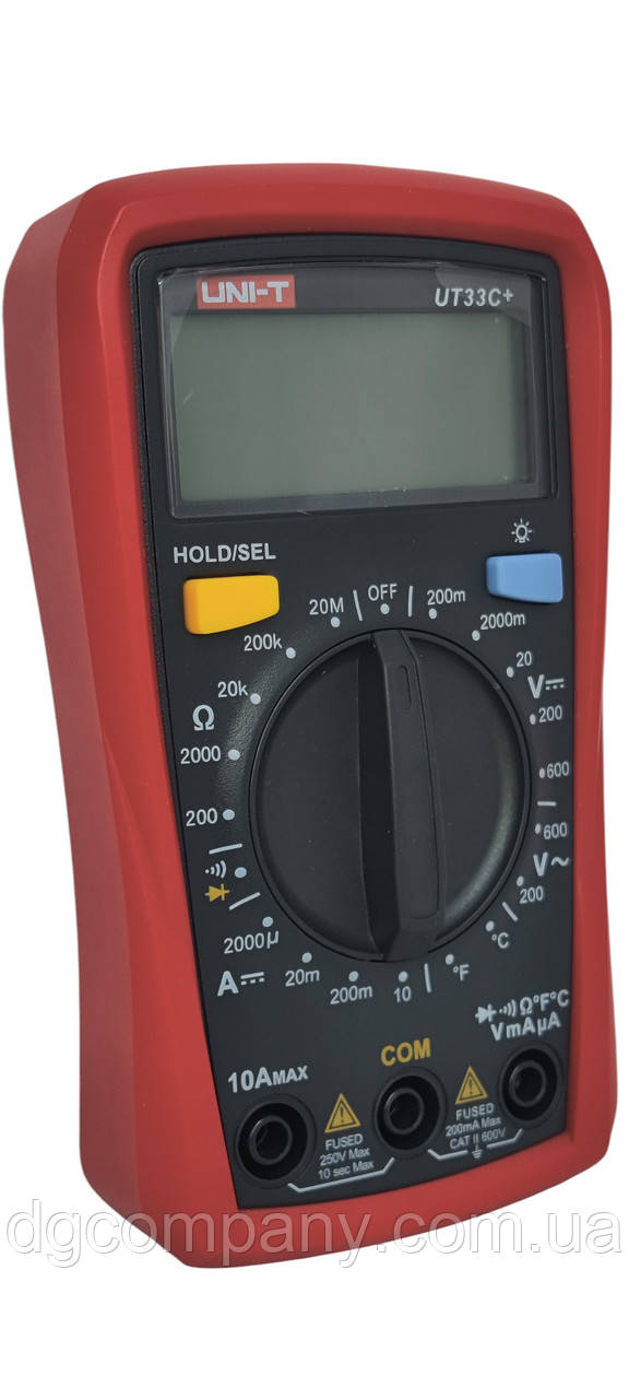 Цифровий мультиметр Uni-T UT33C+термопара(Орігінал)
