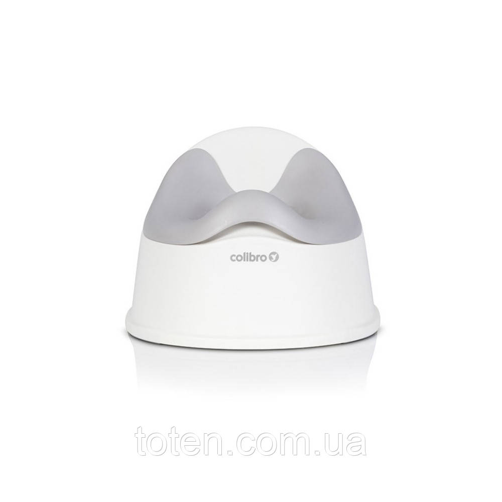 Дитячий горщик з лотком, що від'єднується, white/grey, фото 1