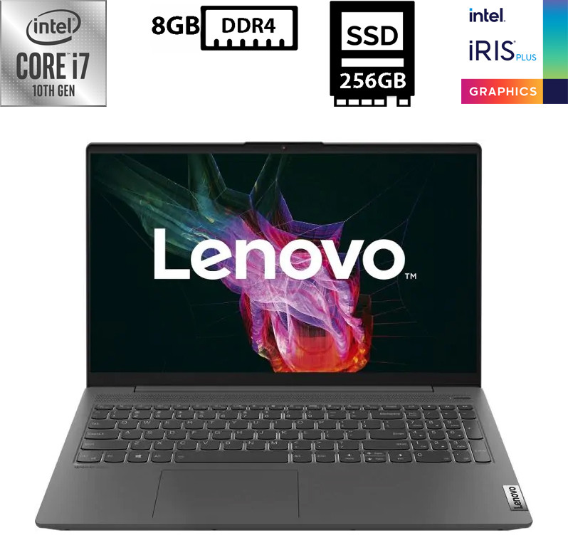 Ноутбук Lenovo IdeaPad 5 15IIL05/15.6" IPS 1920x1080/Core i7-1065G7 1.30GH/8GB DDR4/SSD 256GB/Intel Iris Plus Graphics Камера Б/В