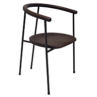 Стілець кухонний обідній дерев`яний Kolo з твердим сидінням на кухню зі спинкою дерев`яні стільці кухонні обідні з дерева 450 мм