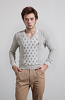 Светр чоловічий LCR 1290 білий Розміри L(48/50)