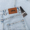 Чоловічі джинсові шорти Stussy світло-блакитні, оверсайз, вуличний стиль, Y2K, фото 6