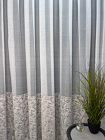 Тюль жакард заввишки 2,9 м. пудровий